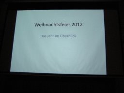 Weihnachtsfeier 2012
